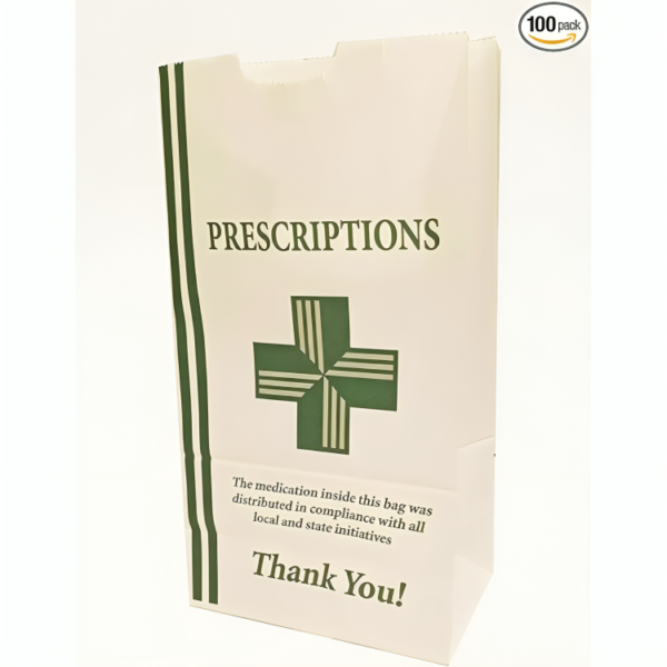 Green Health Cross, Lunch Style Bags