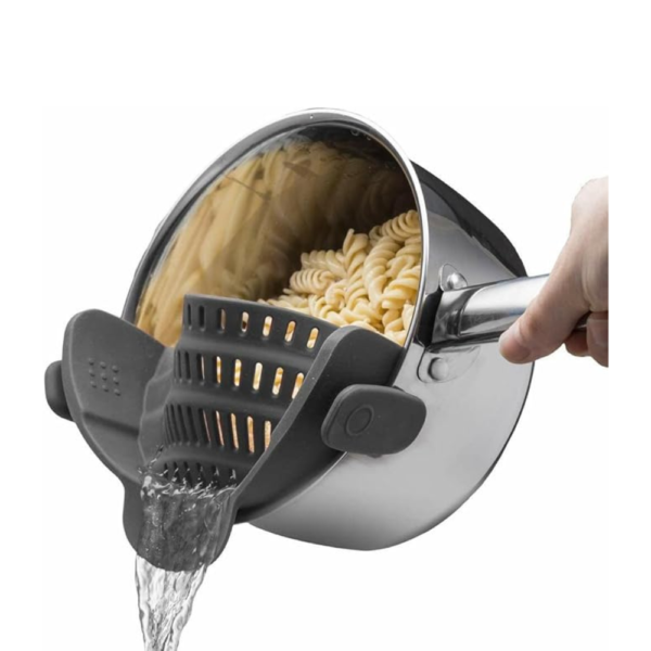 Kitchen Gizmo Snap N' Strain - Silicone Clip-On Colander